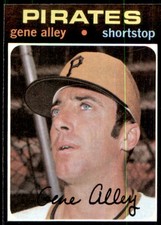 1971 TOPPS GENE ALLEY 416 EX BASEBALL PITTSBURGH PIRATES