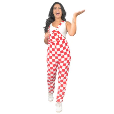 Взрослый Хэллоуин костюм большой мальчик красный общий брюки - Изображение 1 из 4