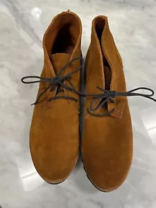 Steven Alan Men's 10.5 D Brown Suede Chukka Ankle Boot Vibram Soles USA - Picture 1 of 8