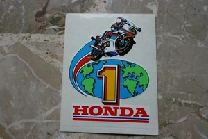 Original Motorrad Aufkleber Honda No.1 ca. 1990 - Bild 1 von 1