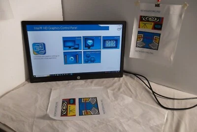 HP EliteDisplay E222 IPS Led Monitor 22" USB Hub HDMI VGA DP M1N96A 813477-001 - Image 1 of 4