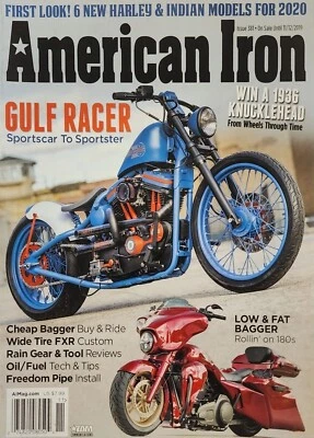 American Iron Magazine Issue 381 Oct 2019 Harley & Indian Models For 2020 - Image 1 of 4