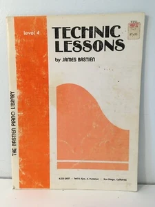 The Bastien Piano Library Technikunterricht Level 4 James Bastien 1976 Kjos West - Bild 1 von 10