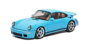 1:18 ALMOST REAL Porsche Ruf Ctr Anniversary Bavarian Sky Blue 2017 ALM880302 Mo - Picture 1 of 2