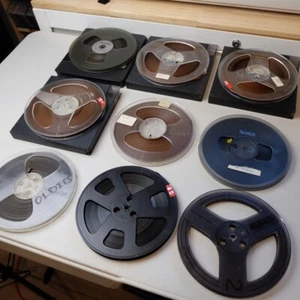 9 LOT Reel to Reel Tape – Scotch 90 | Memorex | Radio Shack – UNTESTED - Imagen 1 de 17