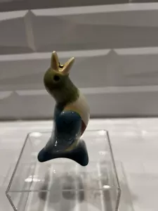 Pfaltzgraff Pie Bird Blue Green White Red Songbird Vent Ceramic Baking Tool - Picture 1 of 5