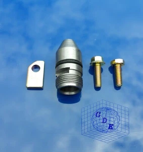 GM SUPER T10 MUNCIE SPEEDOMETER GEAR BULLET HOUSING CLAMP-BRACKET & BOLTS - Picture 1 of 1
