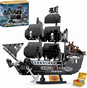 COGO Pirate Ship Building Sets Pirates Model Kits Toys Gift for Boys Ages 6+ - Picture 1 of 6