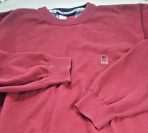 Suéter Tommy Hilfiger De Colección Para Hombre Talla L Cresta Roja Cuello Redondo Pullover - Imagen 1 de 9