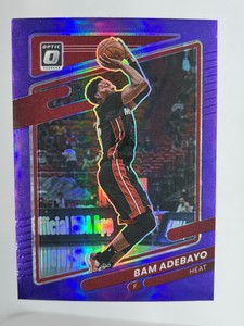 2021-22 Donruss Optic Bam Adebayo Purple Prizm #148