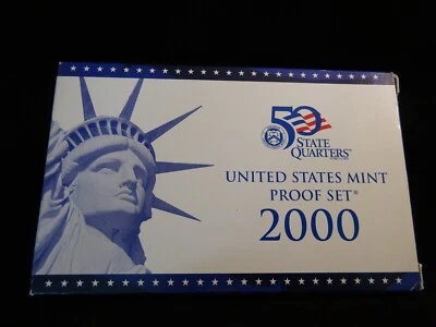2000-S Clad Proof Set, U.S. Mint 10-Coin - Image 1 of 4