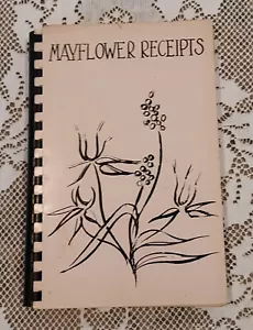 Mayflower Receipts Church Cookbook Grand Rapids Michigan Recipes Vintage Spiral - Picture 1 of 8