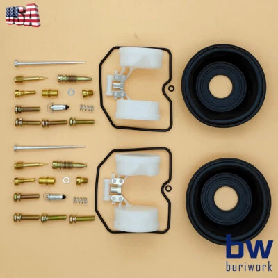 2set Carb Repair Kit Diaphragm Float For KAWASAKI EX250 Ninja 250R 2001-2012 Foto 1 de 4