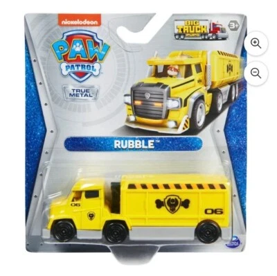PAW Patrol True Metal - Escombros - Big Truck Pups Serie Escala 1:55 Foto 1 de 3
