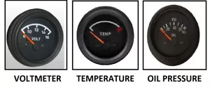AFTERMARKET PORSCHE 914 REPLICA TEMPERATURE VOLTMETER OIL GAUGE SET 91464111830 - Picture 1 of 5