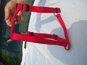 Adjustable Dog Harness USA Made Choice of Color Curved Plastic Carter Pet Supply - Picture 1 of 4