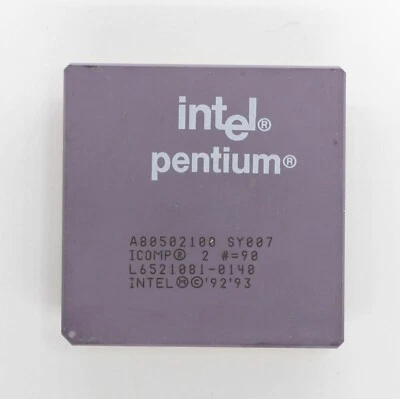 Socket 5 Processor CPU - Intel Pentium 100 - 100MHz - SY007 - TESTED - Image 1 of 2