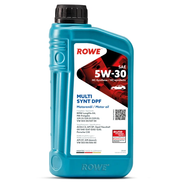 ROWE HIGHTEC MULTI SYNT DPF SAE 5W-30  |  1 Liter - Bild 1 von 1
