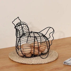 Art Eggs Storage Basket Chicken Egg Holder Fruit Basket Innovative Hen Shape Kit - Picture 1 of 9