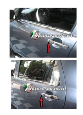 cover maniglie  in acciaio cromo per Daihatsu Terios 2006-17 - Imagen 1 de 2