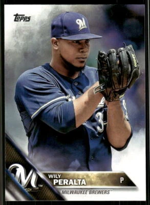 2016 Topps #414a Wily Peralta - Image 1 of 2