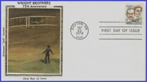 USA4 #C91 U/A COLORANO SILK FDC Wright Brothers - Imagen 1 de 1