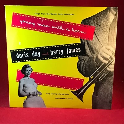 DORIS DAY & HARRY JAMES ORCHESTRA Young Man With A Horn 1975 Japanese Vinyl LP - Image 1 of 4