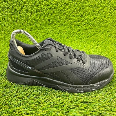Reebok Nanoflex TR Womens Size 7M Black Composite Toe Work Shoes Sneakers - Image 1 of 4