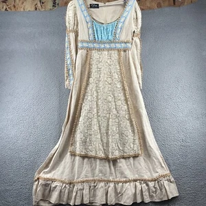 Vintage Gunne Sax 1970s Black Label Prairie Renaissance Maxi Dress *Read* - Picture 1 of 21