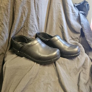 Zuecos de cuero negros para enfermería profesional Dansko zapatos para mujer talla 39 o EE. UU. 8,5 - Imagen 1 de 6