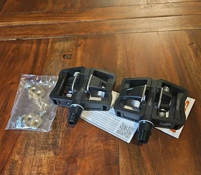 Pedales Time Link con plataforma y sistema sin clip ATAC - compuesto, 9/16" negro Foto 1 de 4