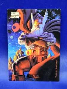 Vintage 1994 Marvel Masterpieces S3 Superhero Trading Card #87 ODIN sciolto non classificato - Foto 1 di 4