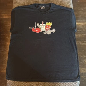 Cartoon Network Aqua Teen Hunger Force Vintage Y2K T-Shirt TV Promo Herren XL - Bild 1 von 9