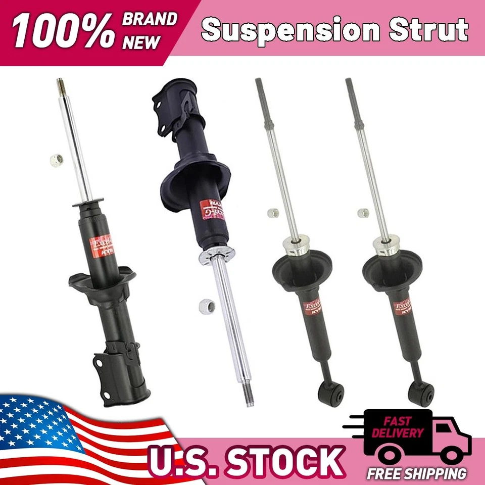 KYB Shocks Absorber Strut 4PCS For Ford Festiva 1988 1989 1990 1991 1992 93 - Image 1 of 4