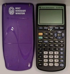 Texas Instruments TI-83 Plus Graphing Calculator W/Cover - Untested - AS IS - Picture 1 of 4