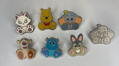REAL Complete Set of Disney BIG FEET 2018 Hidden Mickey Pins - Image 1 of 2