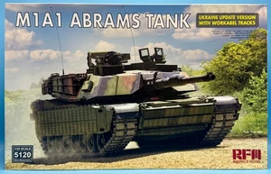 RyeField Model RM 5120 RFM 1/35 M1A1 ABRAMS Ukraine Update w/ Workable Tracks - Picture 1 of 3