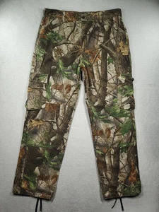 Walls Pants Men L Tall 38x33 Brown Cargo Straight Camo Realtree Hunting Outdoors - Picture 1 of 12