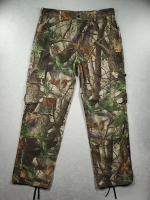 Walls Pants Men L Tall 38x33 Brown Cargo Straight Camo Realtree Hunting Outdoors - Image 1 of 4