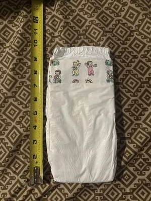 Muestra de 1 Pañales de Plástico Vintage 1993 Pampers Phases Girls XL Walker 3 Foto 1 de 4