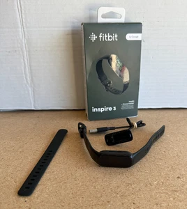 Fitbit Inspire 3 Activity Tracker Black Used Works Great - Picture 1 of 5