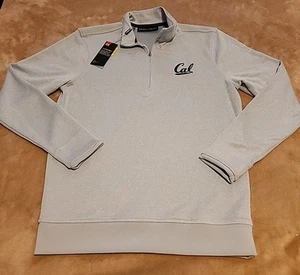 NEW Under Armour Storm U of California mens MEDIUM Light Blue 1/4 zip repellent - Picture 1 of 6