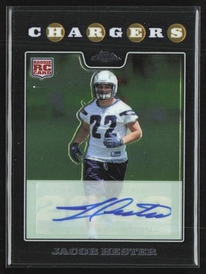 Jacob Hester 2008 Topps Chrome RC Auto #TC227 San Diego Chargers - Image 1 of 3