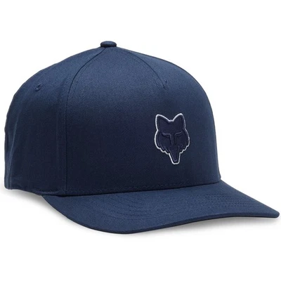 Gorra de béisbol Fox Racing Fox Head Flexfit ala curva cómoda medianoche Foto 1 de 2