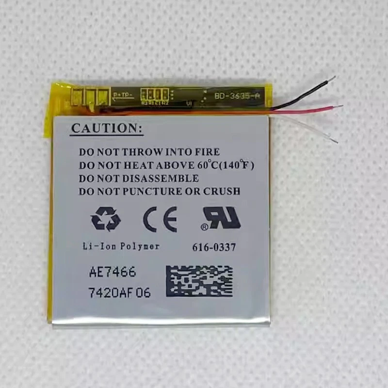 2x Replacement Battery For Apple iPod Nano 3rd Generation A1236 4GB 8GB 616-0337 - Image 1 of 1