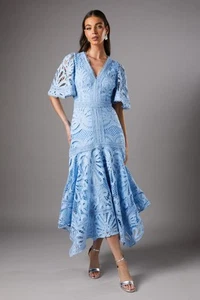 Coast Blue Midi Dress Womens Occasion Dresses - Picture 1 of 5