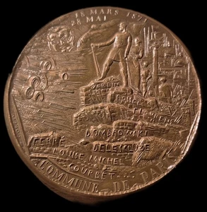medaille commune de paris - Bild 1 von 2