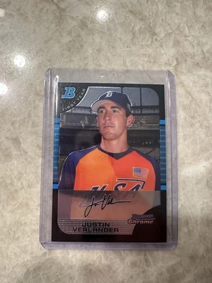 1st Bowman Draft Picks & Prospects 2005 cromo #BDP129 Justin Verlander radiocontrol Foto 1 de 4