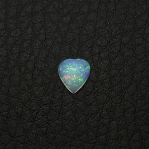 Polished Australian Coober Pedy Heart Opal Stone - Picture 1 of 5