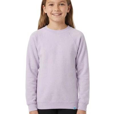 Sudadera De Colección Años 80 Lila Raglán Hecha en EE. UU. Hanes Her Way Acogedora Softcore Juvenil XL Foto 1 de 4